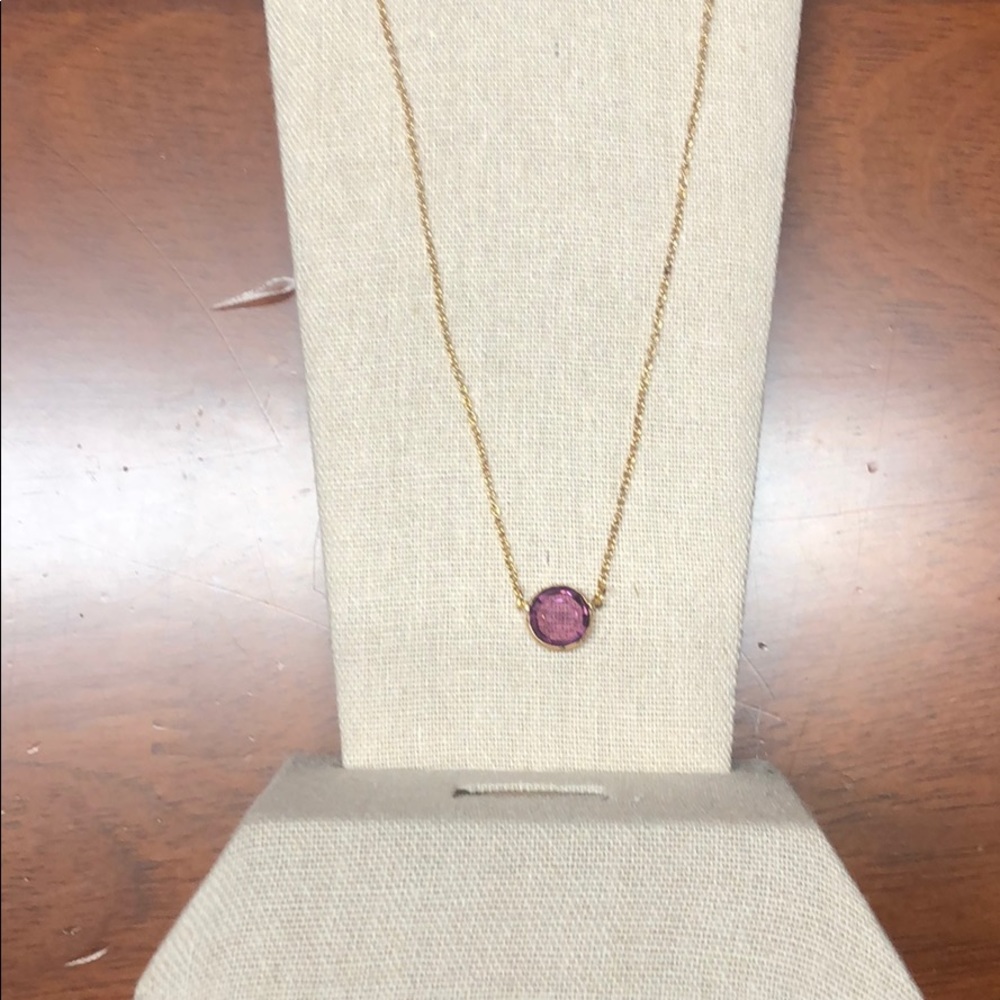 Avon vintage burgundy wine 17 inch necklace.